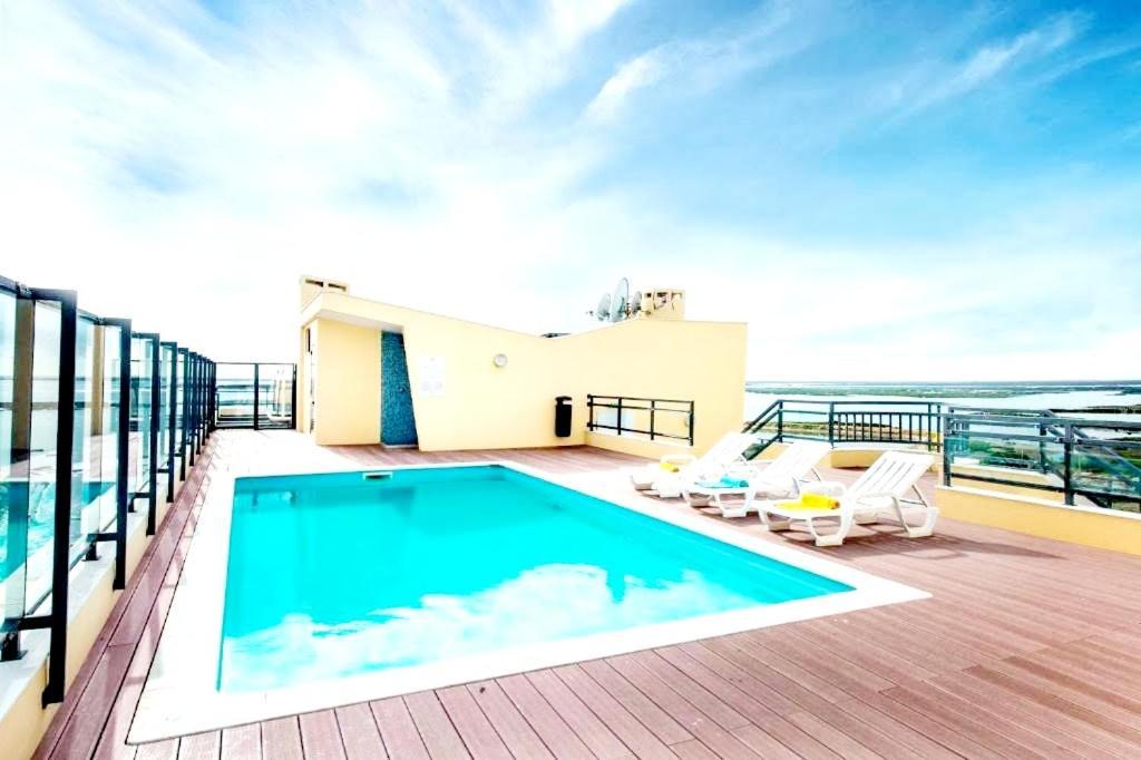 A Gaivota Ria Formosa Waterfront Lux Apart With Pool, Olhao, Algarve Екстер'єр фото